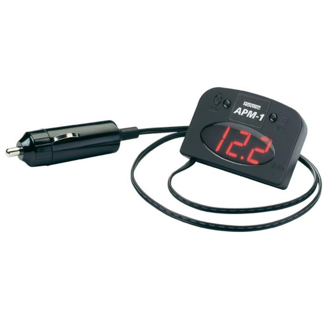 APM-1 VOLTMETER 12V DIGITAL BATTERY POWER ALERT