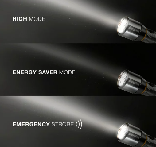 Energizer Vision HD Extra Performance Metal Flashlight with Digital Focus