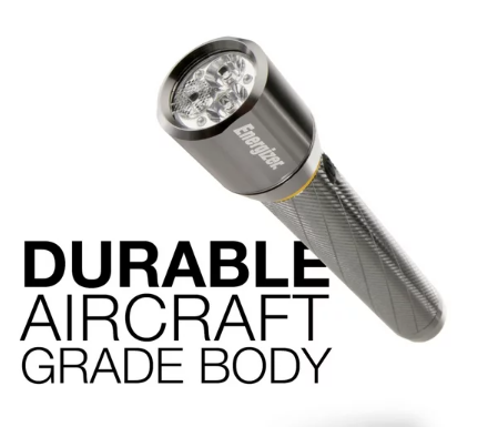 Energizer Vision HD Performance Metal LED Flashlight, 400 LumenS