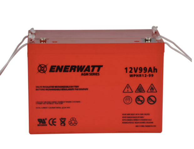 Enerwatt WPHR12-99 BATTERY AGM 12V 99AH HIGH RATE 10-121-15097