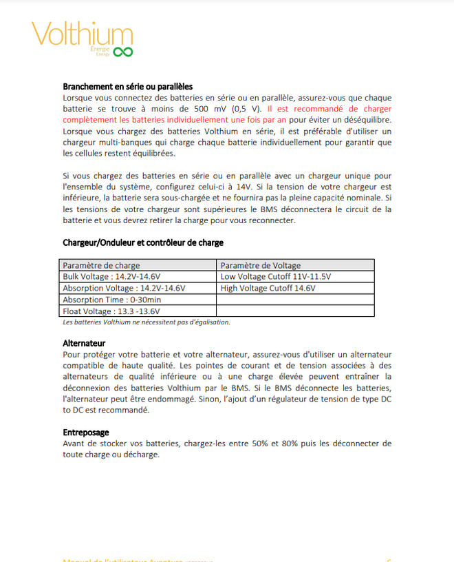 Volthium Lithium AVENTURA 12V 100AH BATTERY – BLUETOOTH