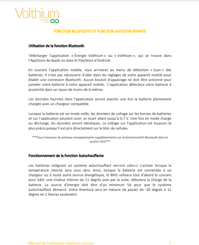 Volthium Lithium AVENTURA 12V 100AH BATTERY – BLUETOOTH