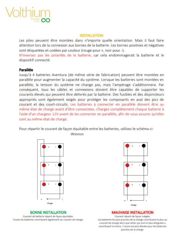 VOLTHIUM AVENTURA 12V 100AH BATTERY – BLUETOOTH and CHARGER