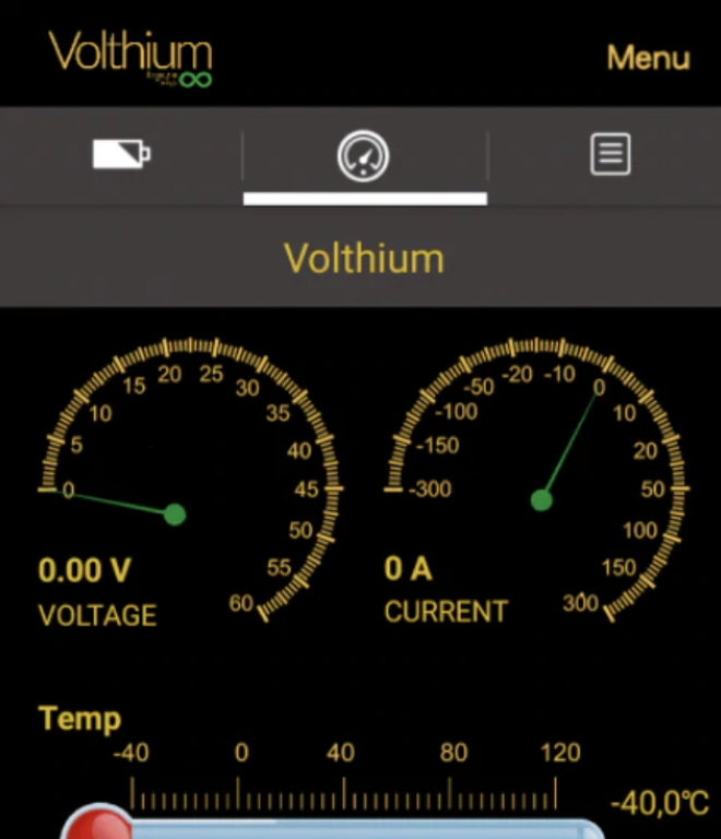 VOLTHIUM AVENTURA 12V 100AH BATTERY – BLUETOOTH and CHARGER