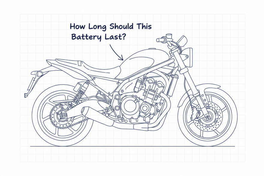 How Long Should a Motorcycle Battery Last