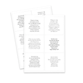 Kanban Crafts Wonderful Days Verses Peelables, 48 stickers