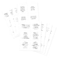 Kanban Crafts Christmas Verses Peelables, 48 stickers