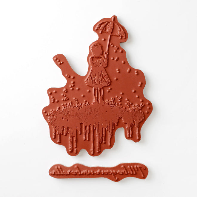 I'll Be Your Umbrella Pre Cut Rubber Stamp Set by Andy Skinner