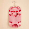 Dog Knit Sweater | Love Heart Dog Sweater