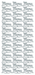 Peel Off Stickers - Menu