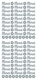 Peel Off Stickers - Merci