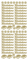 Peel Off Stickers - Félicitations