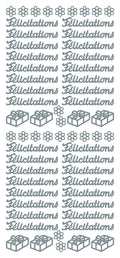 Peel Off Stickers - Félicitations