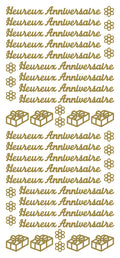 Peel Off Stickers - Heureux Anniversaire