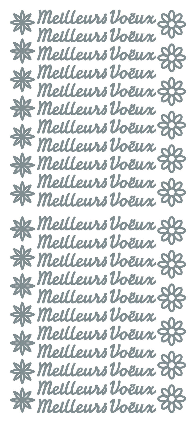 Peel Off Stickers - Meilleurs Voëux