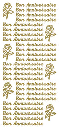 Peel Off Stickers - Bon Anniversaire