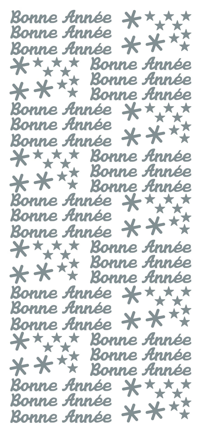 Peel Off Stickers - Bonne Année