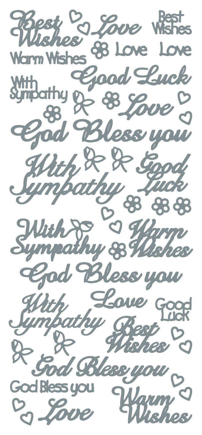 Peel Off Stickers - Warm Wishes