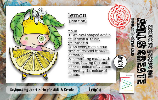 AALL and Create #1021 - A7 Stamp Set - Lemon