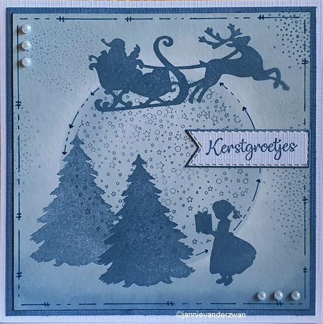 Clear Stamp Silhouette Thank You Santa!!