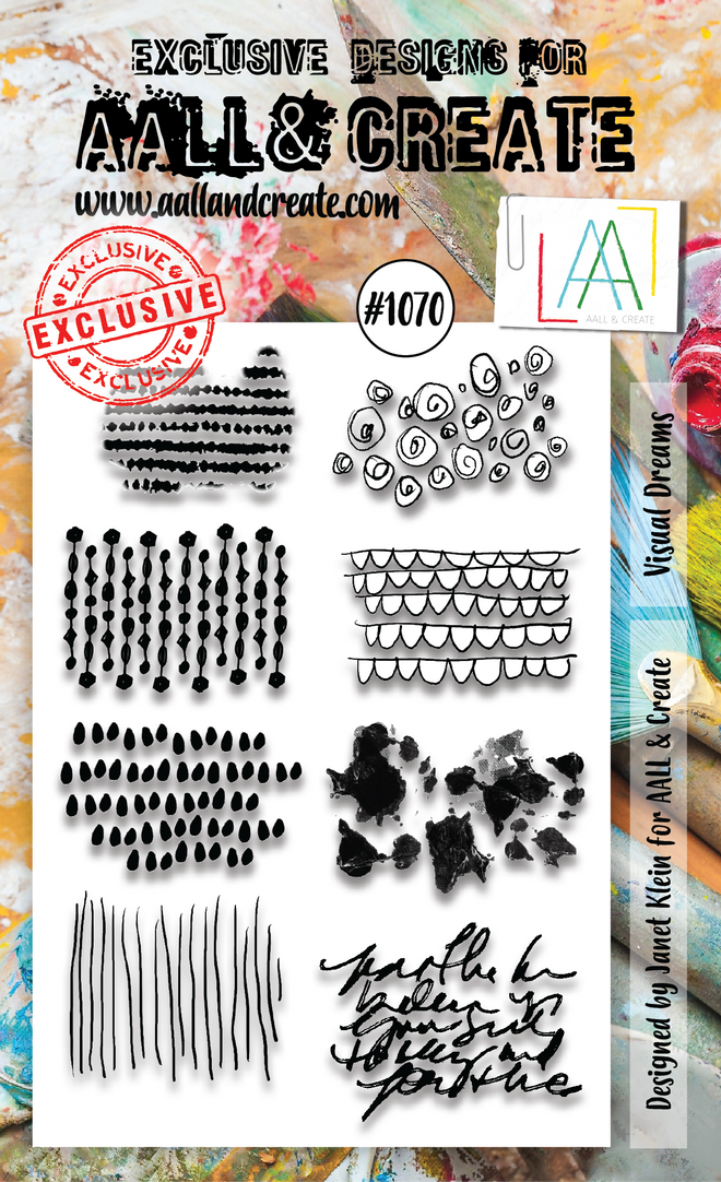AALL and Create  A6 Stamp Set - 1070 - Visual Dreams