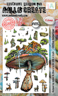 AALL and Create #1095 - A6 Stamp Set - Clifftop Fungarismo