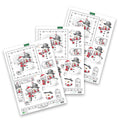 Die Cut Decoupage – Bear And Snowman (Pack Of 3)