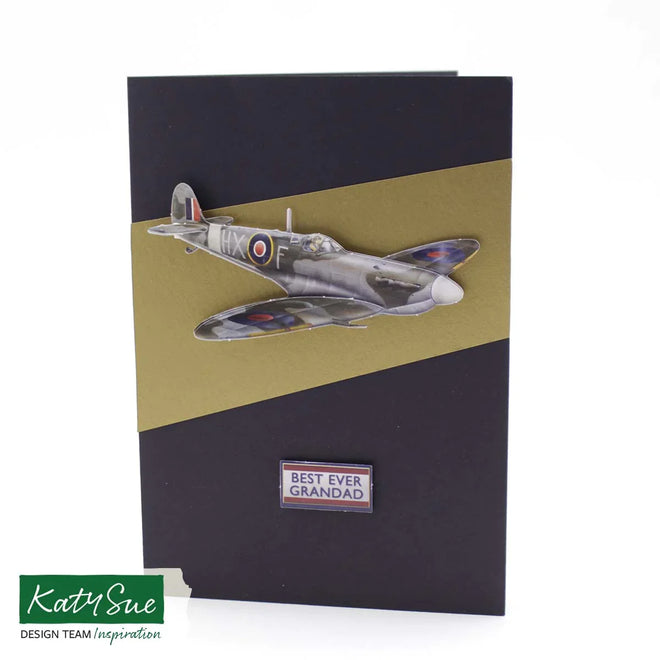 Die Cut Decoupage – Spitfire (Pack Of 3)