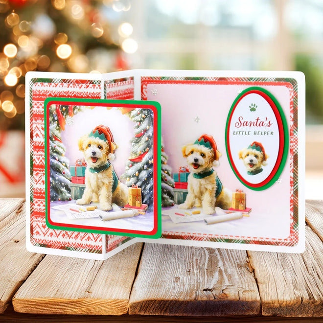 Katy Sue Santa Paws Die Cut Topper & Decoupage Collection