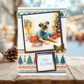 Katy Sue Santa Paws Die Cut Topper & Decoupage Collection