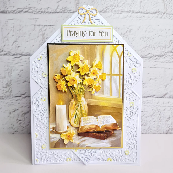 Die Cut Decoupage – Daffodil Window (pack of 3)