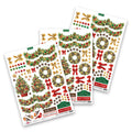 Katy Sue Die Cut Decoupage – Christmas Floral Embellishments, Traditional (pack of 3)
