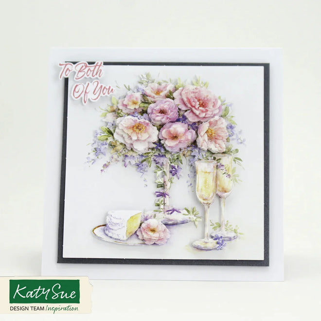 Die Cut Decoupage - Romance and Weddings (Pack Of 12)