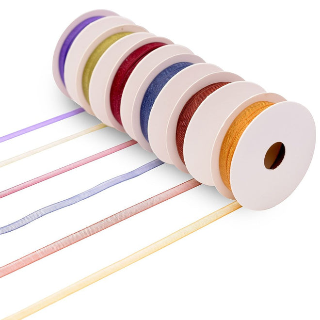 Vaessen Creative Organza Set 6 Colors 3mmx2m Autumn