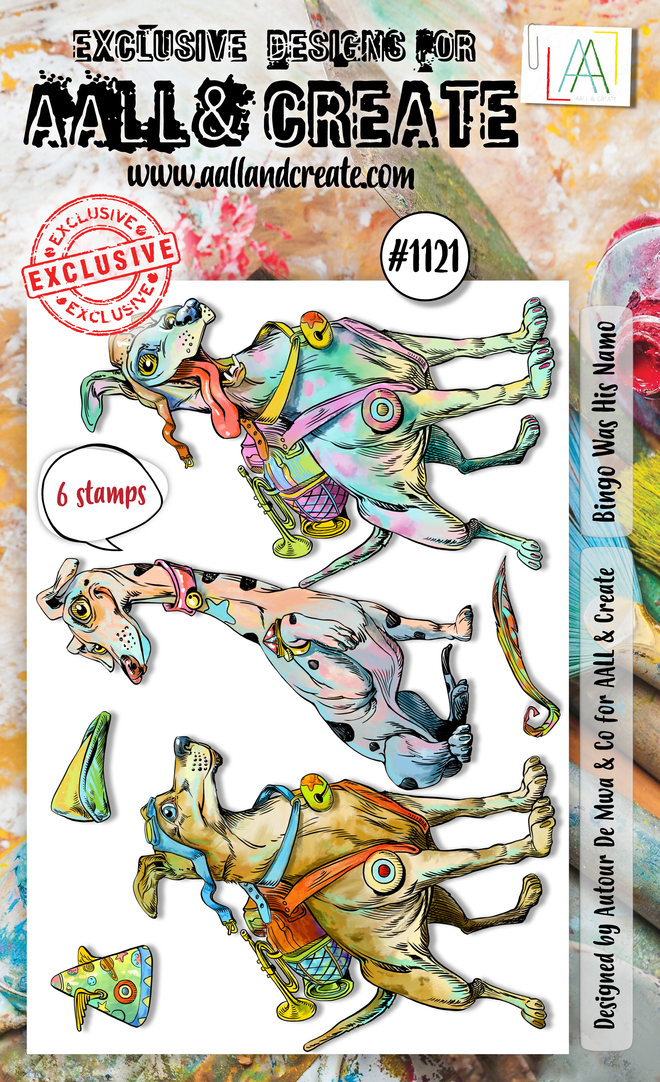 AALL and Create - A6 Stamp Set - Bingo Was His Namo