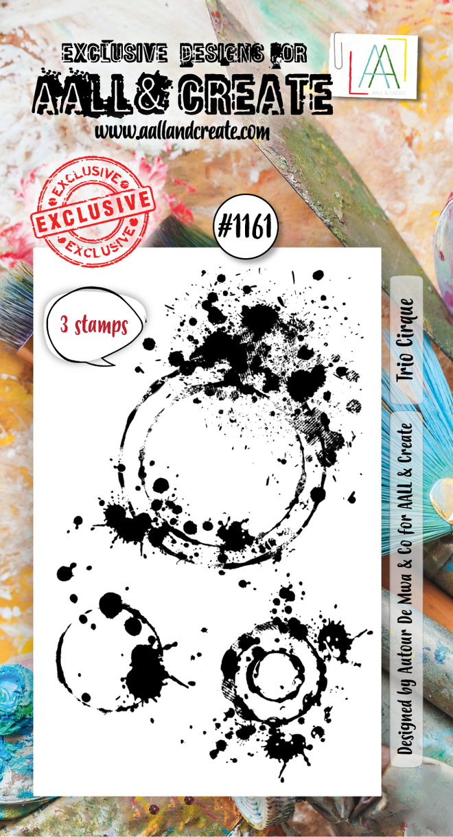 AALL and Create - A8 Stamp Set - Trio Cirque