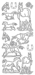 Peel-Off Stickers - Horses