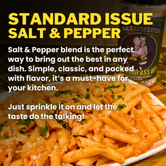 Grill Your Ass Off - Standard Issue Salt & Pepper Seasoning