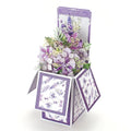 Dusky Violet Blooms, Die Cut Flowers & Leaves, 12 sheets