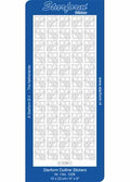 Deco Stickers - Corners Playing Card Shapes