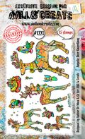 AALL and Create - A6 Stamp Set - Angelic Deer Guardians