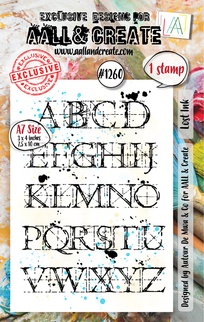 AALL and Create - A7 Stamp Set - Lost Ink