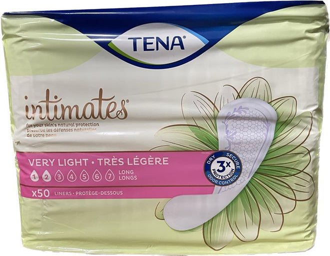 TENA Very Light Female Incontinent Pad 50 count