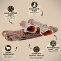 12 Inch Trachea Wrapped in Jerky