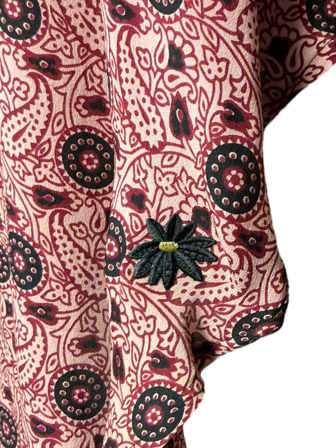 PRC6975 Avatar Pure Silk Waterfall Top