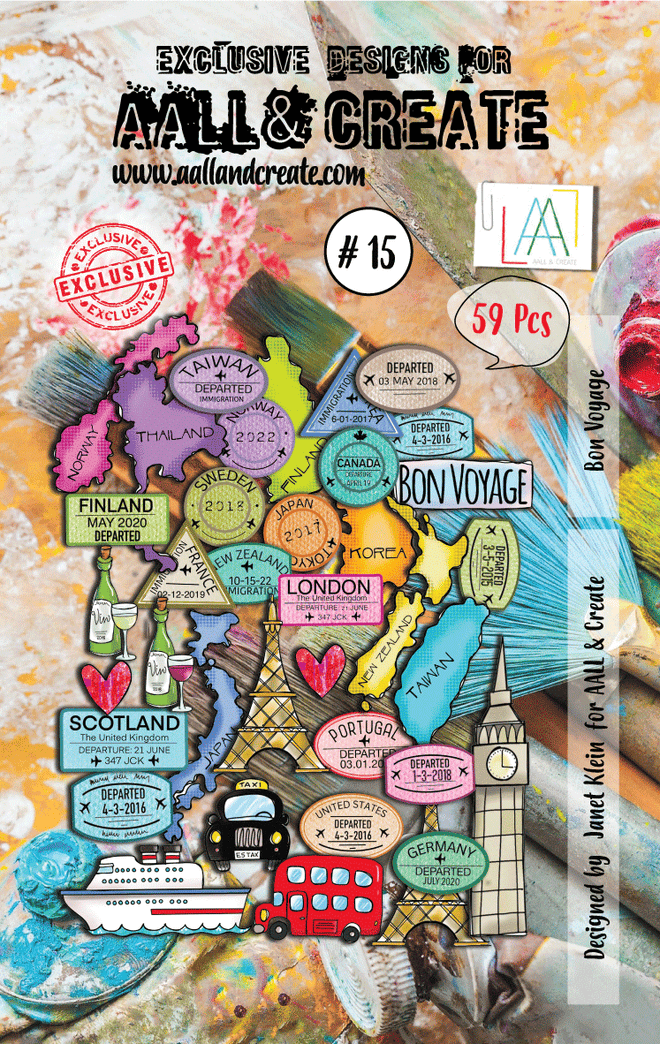 AALL and Create Ephemera - 015 - Bon Voyage