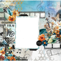 3Quarter Designs Cerulean Score 12x12 Design Paper & Diecuts Set