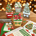 Christmas Flower Pots Card Making Kit
