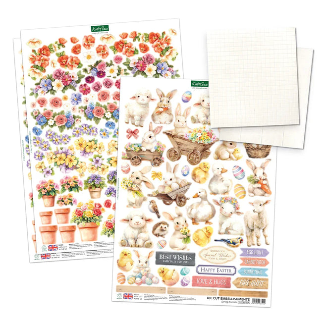 Spring Garden Picket Fence, Card Making Kit