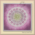 Nellie's Choice Clear Stamp Mandala Dahlia Flower